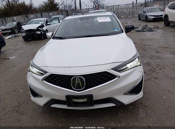 19UDE2F74LA013014 2020 ACURA ILX White Widok zestawu wskaźników