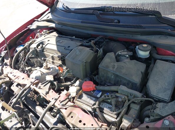 19UDE2F79MA001815 2021 ACURA ILX Burgundy Rear view