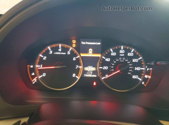 19UDE2F86GA012672 2016 ACURA ILX White Widok zestawu wskaźników