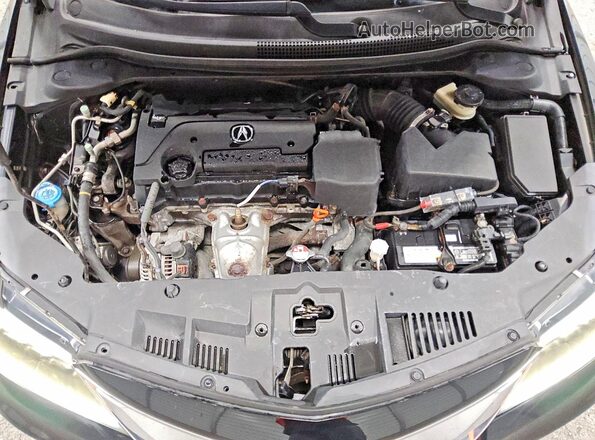 19UDE2F8XGA000167 2016 ACURA ILX Black Widok wnętrza z tyłu