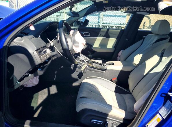 19UDE4H64SA009656 2025 ACURA INTEGRA Blue Вид салону спереду