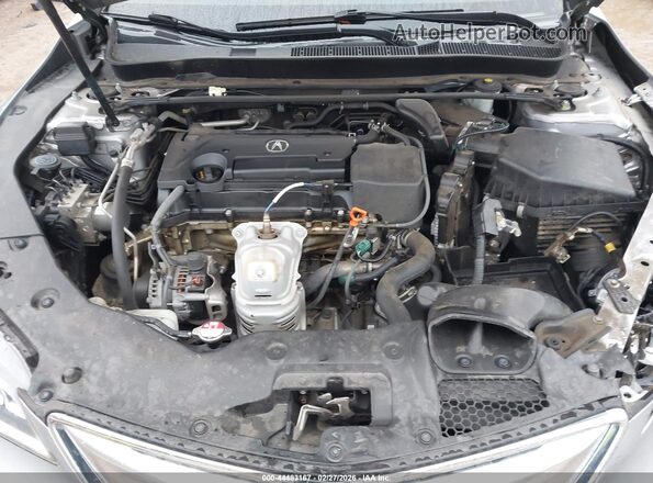 19UUB1F38HA004999 2017 ACURA TLX Silver Вид ззаду