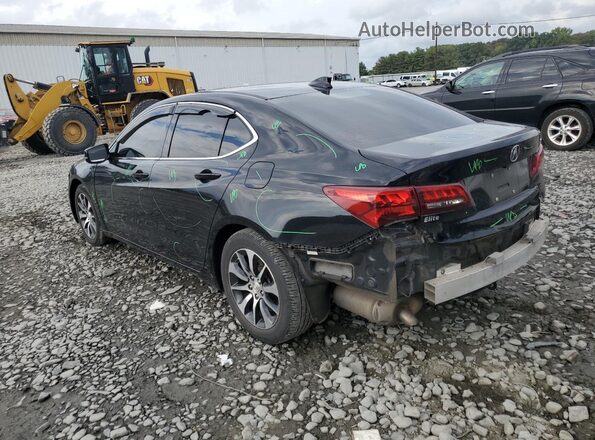 19UUB1F38HA006574 2017 ACURA TLX Black Tył lewy