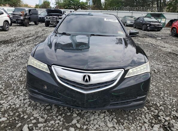19UUB1F38HA006574 2017 ACURA TLX Black Widok z przodu