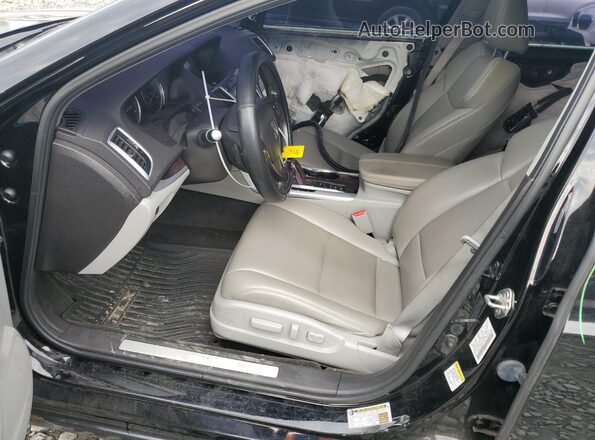 19UUB1F38HA006574 2017 ACURA TLX Black Widok wnętrza z przodu