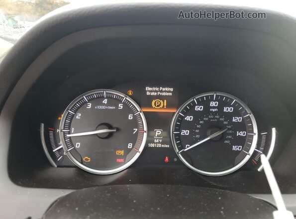 19UUB1F58KA008561 2019 ACURA TLX White Vista del cuadro de instrumentos