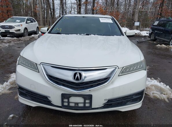 19UUB2F32HA001554 2017 ACURA TLX White Вид щитка приладів