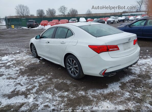 19UUB2F51JA012925 2018 ACURA TLX White Tył lewy