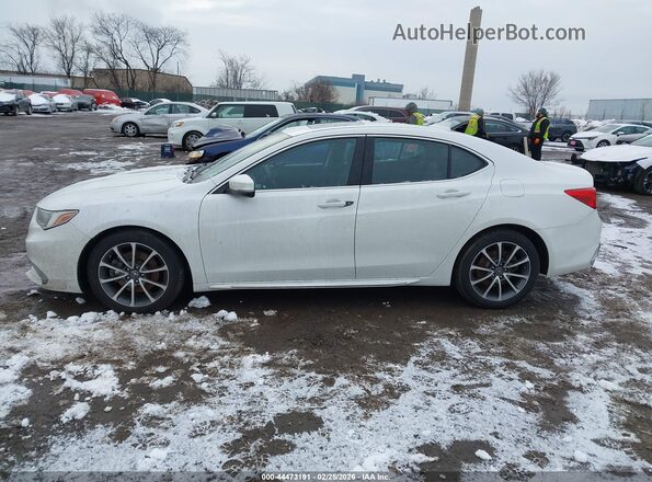 19UUB2F51JA012925 2018 ACURA TLX White Widok wnętrza z tyłu