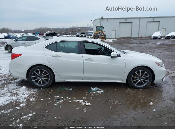 19UUB2F51JA012925 2018 ACURA TLX White Widok zestawu wskaźników
