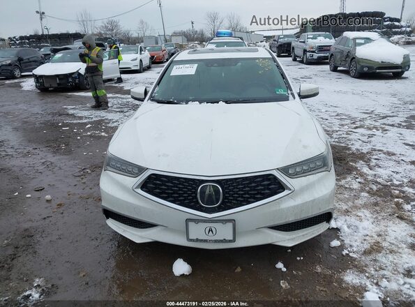 19UUB2F51JA012925 2018 ACURA TLX White Widok deski rozdzielczej
