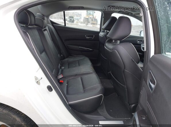 19UUB2F51JA012925 2018 ACURA TLX White Widok naklejki z numerem VIN