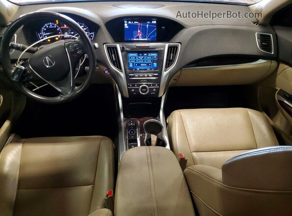 19UUB2F55GA005517 2016 ACURA TLX Red წინა პანელის ხედი