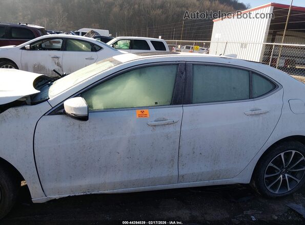 19UUB2F58HA000510 2017 ACURA TLX White Widok wnętrza z tyłu