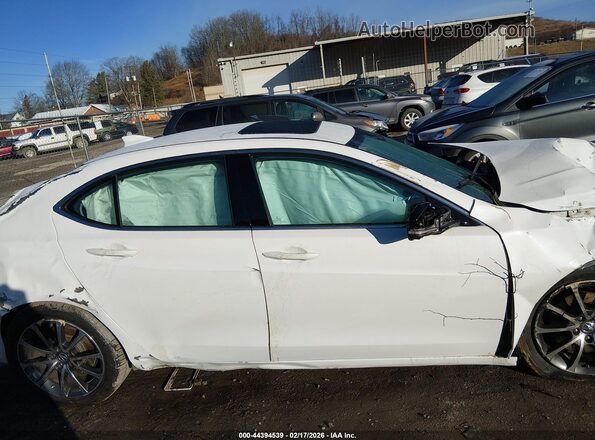 19UUB2F58HA000510 2017 ACURA TLX White Widok zestawu wskaźników