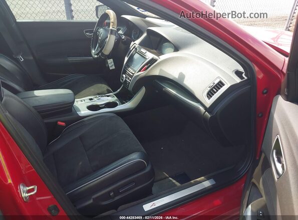19UUB2F68KA003276 2019 ACURA TLX Red Vista interior delantera