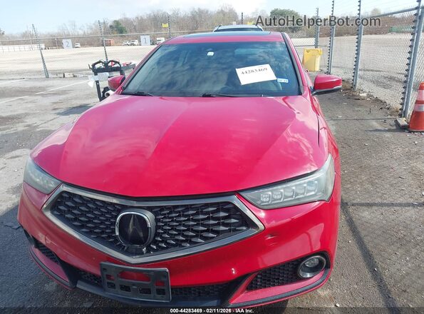 19UUB2F68KA003276 2019 ACURA TLX Red Vista del cuadro de instrumentos