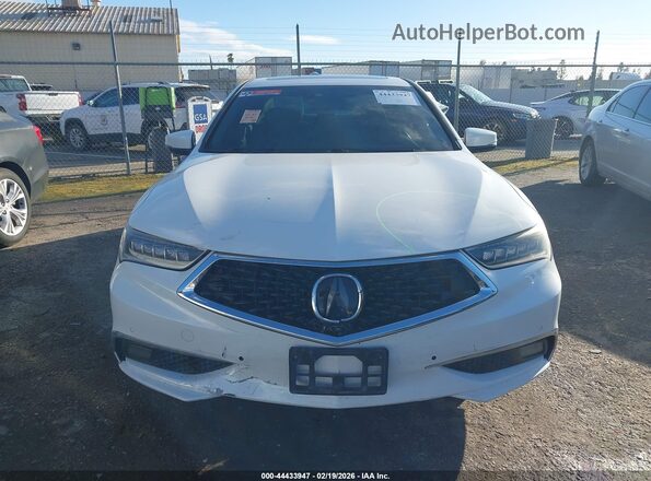 19UUB2F72JA011929 2018 ACURA TLX Белый Вид щитка приборов
