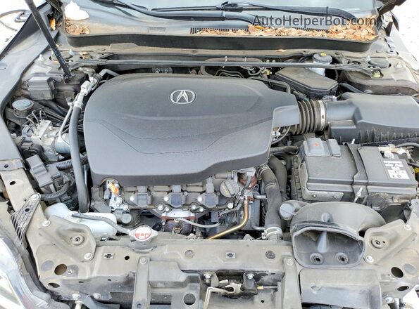 19UUB3F52HA003294 2017 ACURA TLX Black Widok wnętrza z tyłu