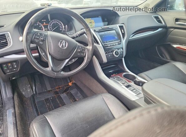 19UUB3F70HA800869 2017 ACURA TLX Brown Вид панелі приладів
