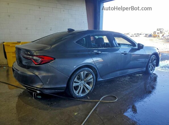 19UUB5F41NA001860 2022 ACURA TLX Gray Задня права чверть