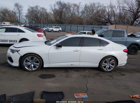 19UUB5F45MA007014 2021 ACURA TLX White სალონის 360-გრადუსიანი ხედი