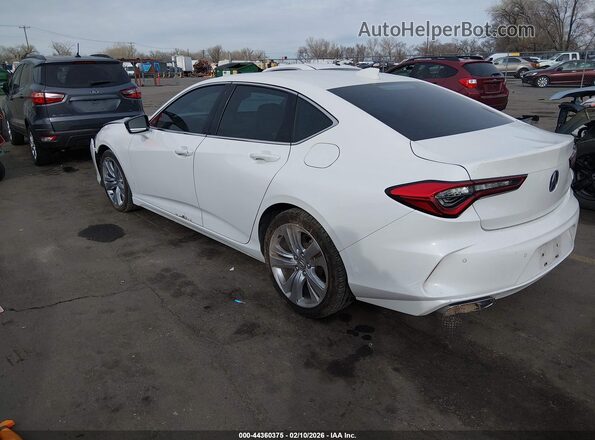 19UUB5F45MA007014 2021 ACURA TLX White უკანა მარცხენა