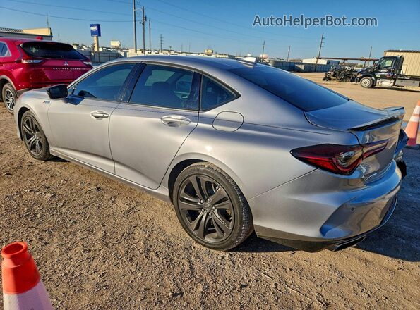 19UUB5F51MA000330 2021 ACURA TLX Silver Հետևի ձախ