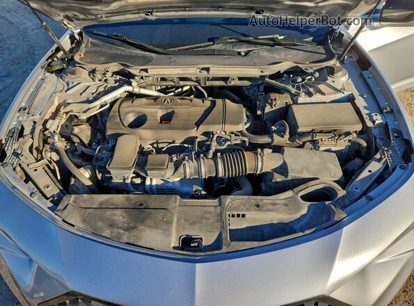 19UUB5F51MA000330 2021 ACURA TLX Silver Սալոնի հետևի տեսք
