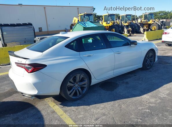19UUB5F53MA006601 2021 ACURA TLX White Trasero derecho