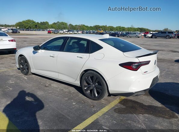 19UUB5F53MA006601 2021 ACURA TLX White Trasero izquierdo