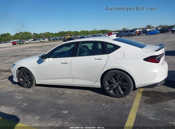 19UUB5F53MA006601 2021 ACURA TLX White Vista interior de 360 grados