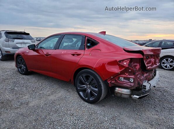 19UUB5F55NA005693 2022 ACURA TLX Красный Задняя левая четверть