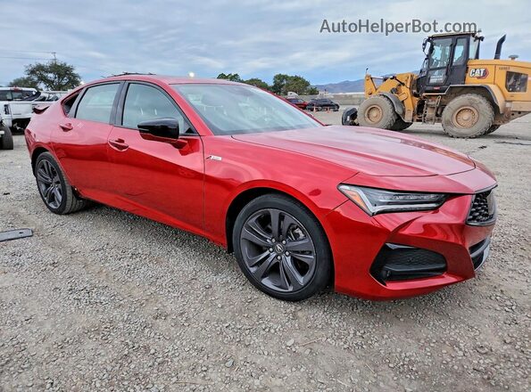 19UUB5F55NA005693 2022 ACURA TLX Красный Передняя правая четверть
