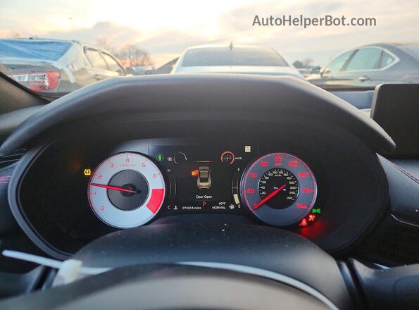 19UUB5F57MA001157 2021 ACURA TLX Silver Instrument cluster view