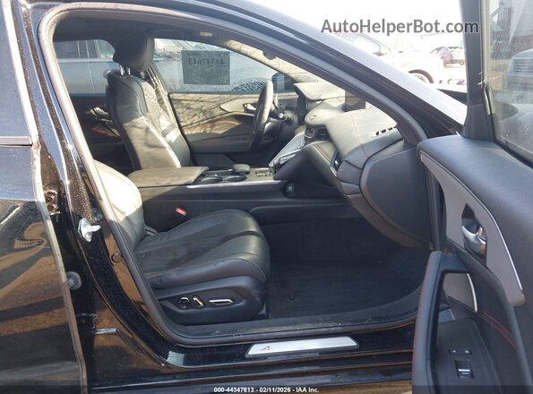 19UUB6F55SA000379 2025 ACURA TLX Black Widok wnętrza z przodu