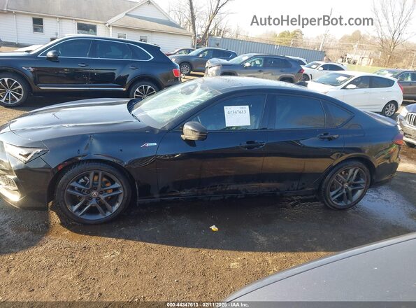 19UUB6F55SA000379 2025 ACURA TLX Black Widok wnętrza 360 stopni