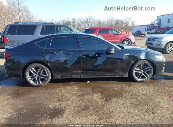 19UUB6F55SA000379 2025 ACURA TLX Black Widok wnętrza z tyłu
