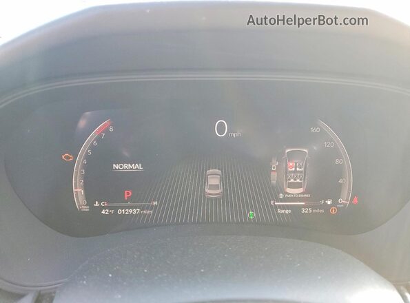 19UUB6F57SA001145 2025 ACURA TLX Black Widok zestawu wskaźników