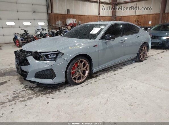19UUB7F08SA000046 2025 ACURA TLX Gray Przód lewy