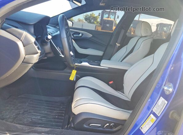19UUB7F90NA002084 2022 ACURA TLX Blue Vista interior delantera