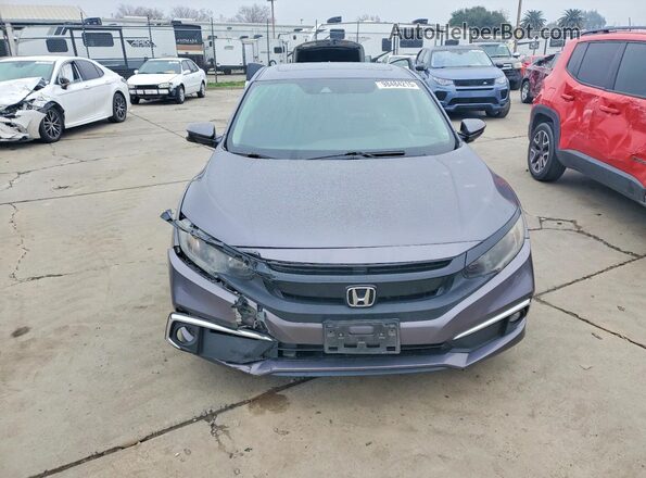 19XFC1F31LE216301 2020 HONDA CIVIC Серый Вид спереди