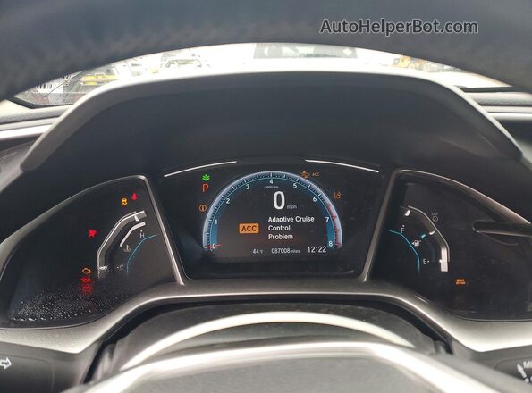 19XFC1F31LE216301 2020 HONDA CIVIC Серый Вид щитка приборов