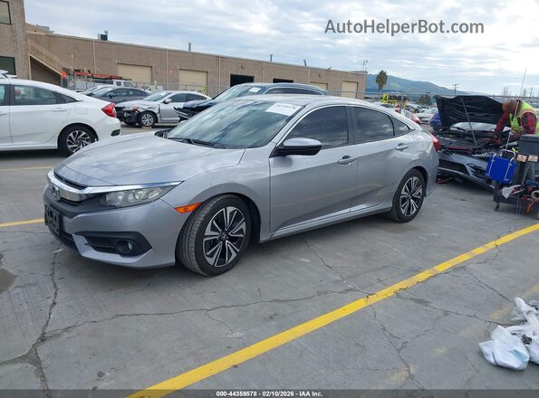 19XFC1F33HE212502 2017 HONDA CIVIC Серебряный Передняя левая четверть
