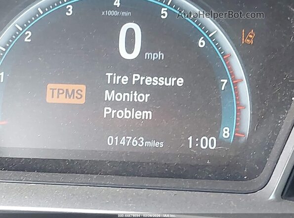 19XFC1F74ME202879 2021 HONDA CIVIC Gray Панорамний вид салону 360°