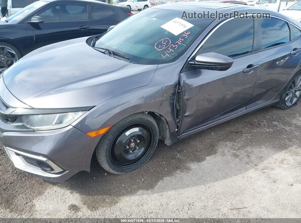 19XFC1F78LE017782 2020 HONDA CIVIC Gray Դիմացի տեսք