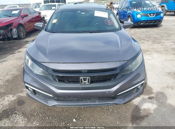 19XFC1F78LE017782 2020 HONDA CIVIC Gray Սարքավորումների վահանակի տեսք