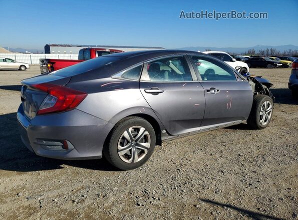 19XFC2F58GE211142 2016 HONDA CIVIC Gray უკანა მარჯვენა