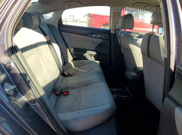 19XFC2F58GE211142 2016 HONDA CIVIC Gray უკანა სავარძლების ხედი