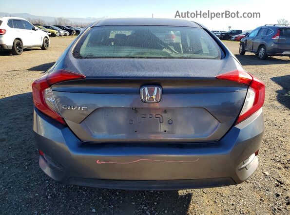 19XFC2F58GE211142 2016 HONDA CIVIC Gray უკანა ხედი